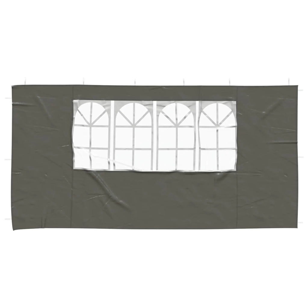 Parete per tenda da festa 2 pz 400 x 195 cm Antracite CFW3628546