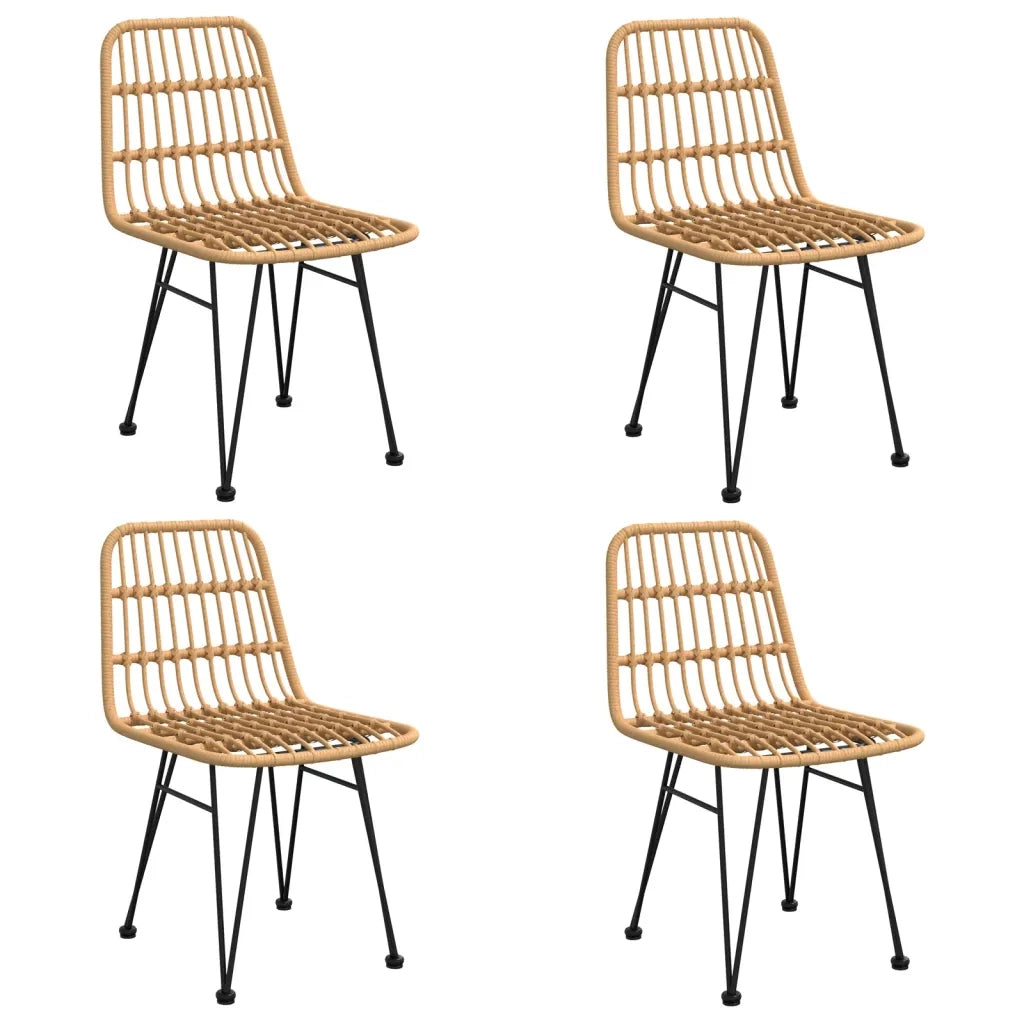 Set da Pranzo da Giardino 5 pz in Polyrattan 3157889