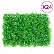 Â  Recinzione Foglie Felce ArtificialiÂ 24 pz Verde 40x60 cm
