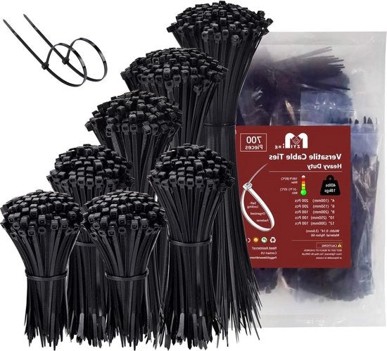 Set di Cinture per Cavi 100-300mm Nero - 700 Pezzi Cinture per Cavi in Nylon Resistenti all'UV 

Oggetto: 
- 100-300mm
- Nero
- 700 pezzi
- Cinture per cavi in nylon resistenti all'UV
- Heavy Duty