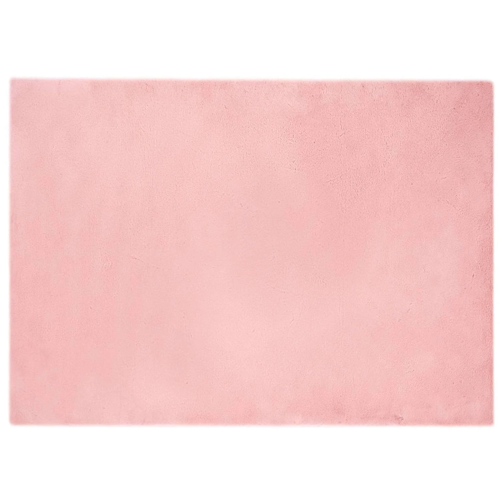 Tappeto antiscivolo in sintetica di coniglio OLITE Rosa 42021706