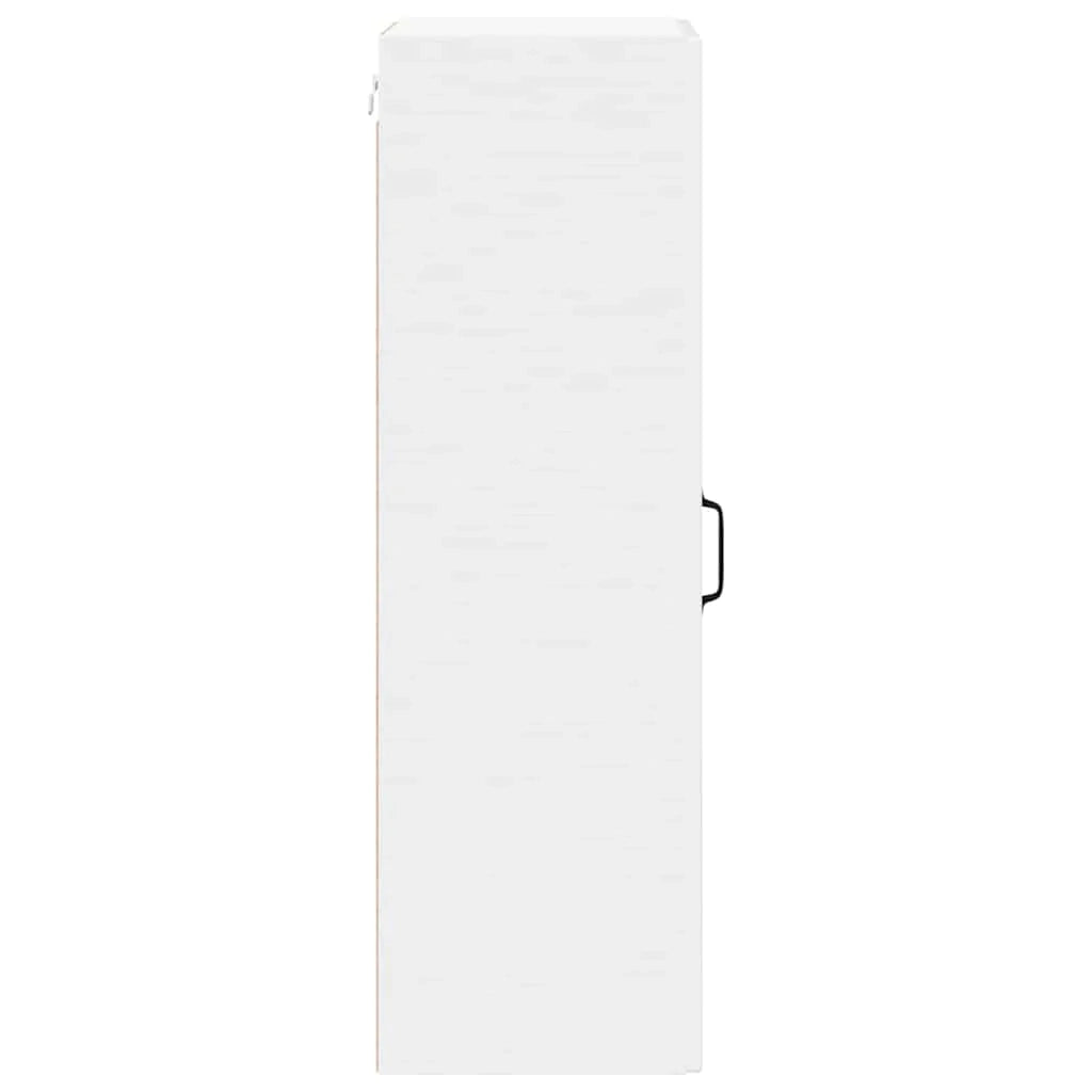 Mobile da cucina rettangolare moderno e pratico 40 x 31 x 100 cm realizzato in legno composito bianco lucido 02_0054116