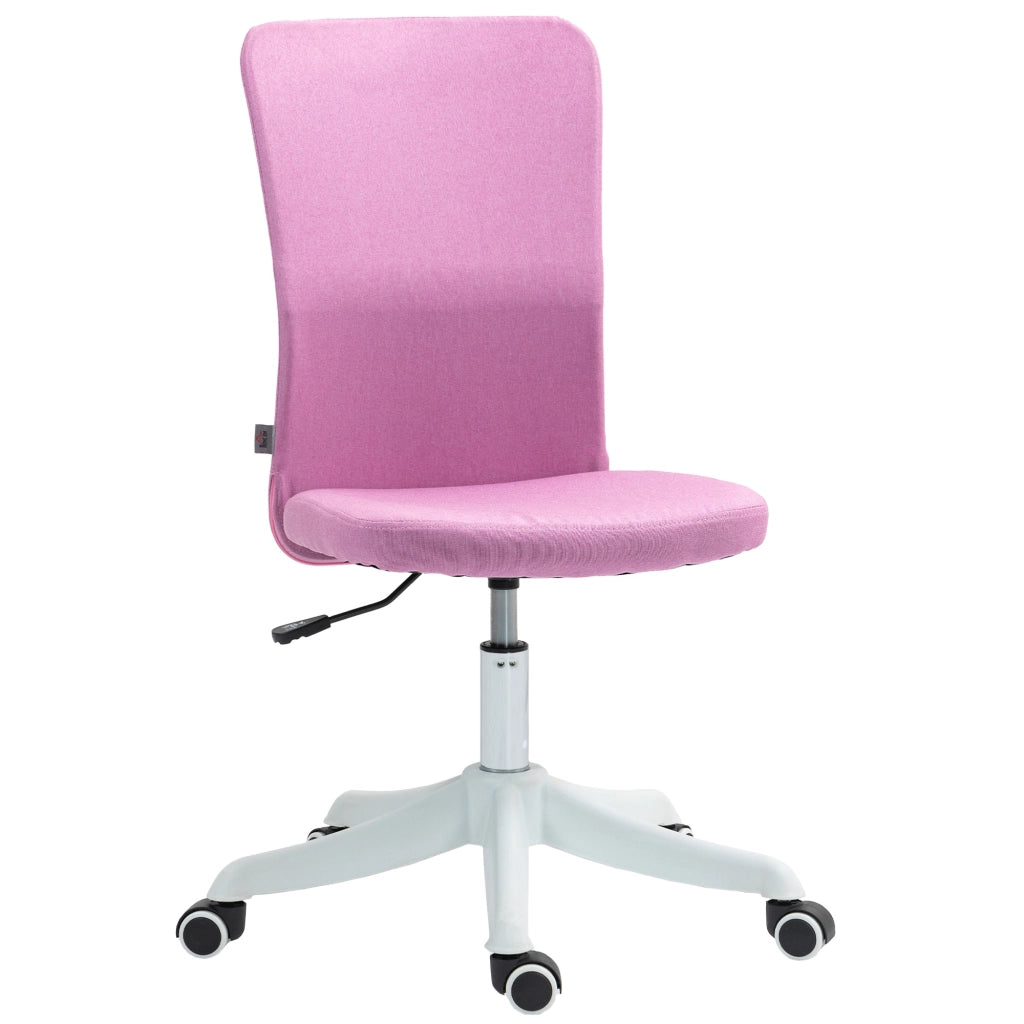 Sedia da Ufficio con Ruote e Altezza Regolabile ¨C zephmum ¨C Grigio Rosa 53x43x85-93 cm