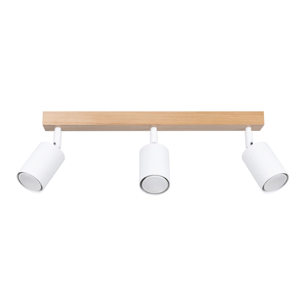 Faretto soffitto triplo bianco GU10 JUNGLO Pure Lume