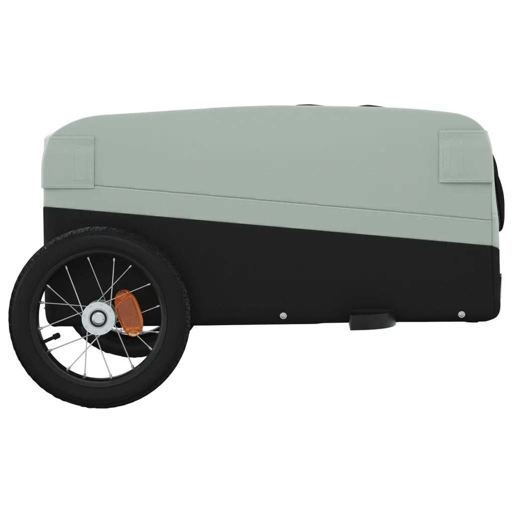 Rimorchio da Bici Nero e Grigio 30 kg in Ferro CFW7741510