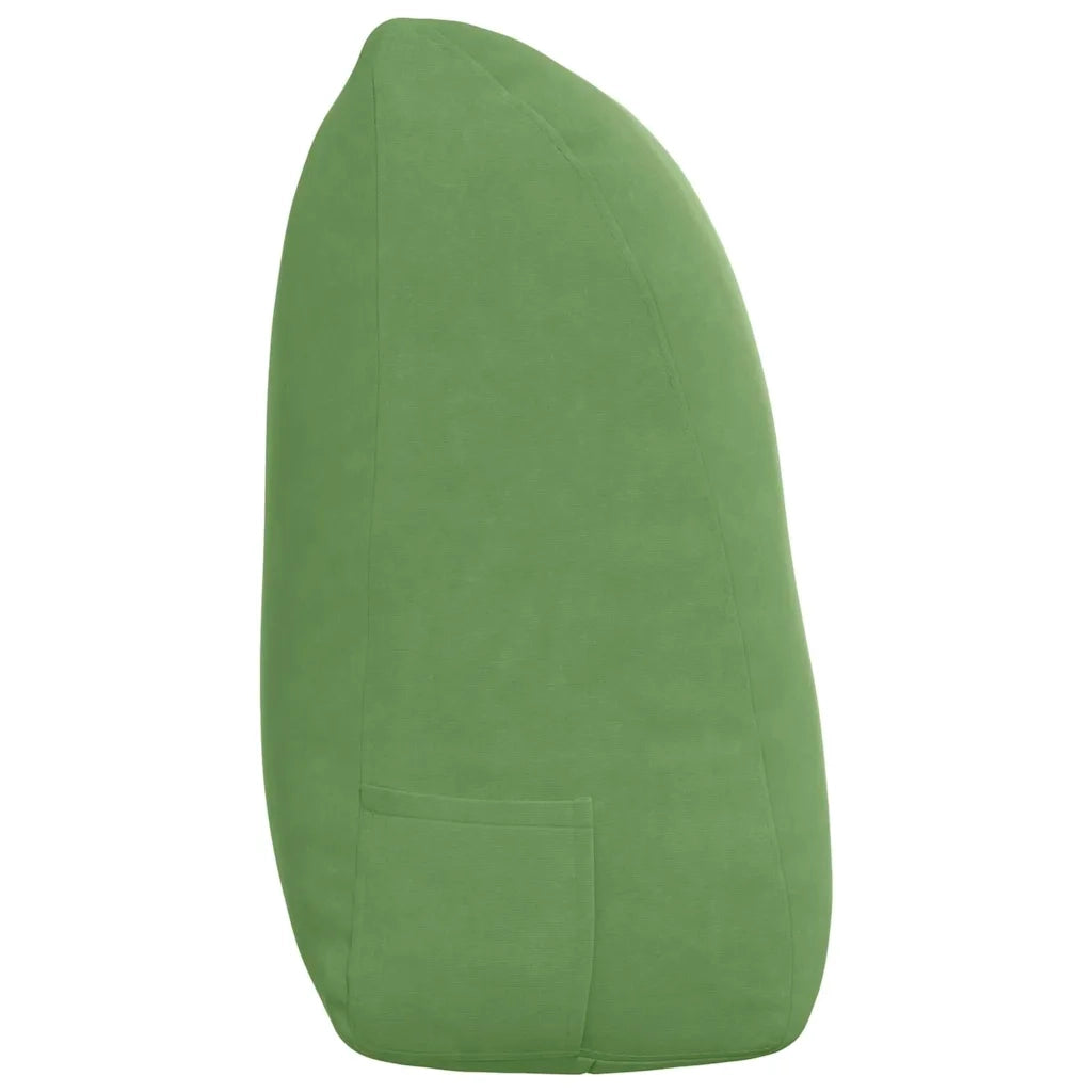 Cuscino per Schiena | Cuscino dorsale Verde chiaro 120 x 24 x 50 cm Velluto