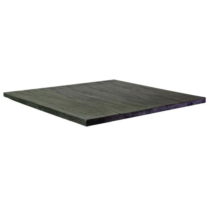 Top tavolo resina per esterno grigio quadro cm 80x80x3