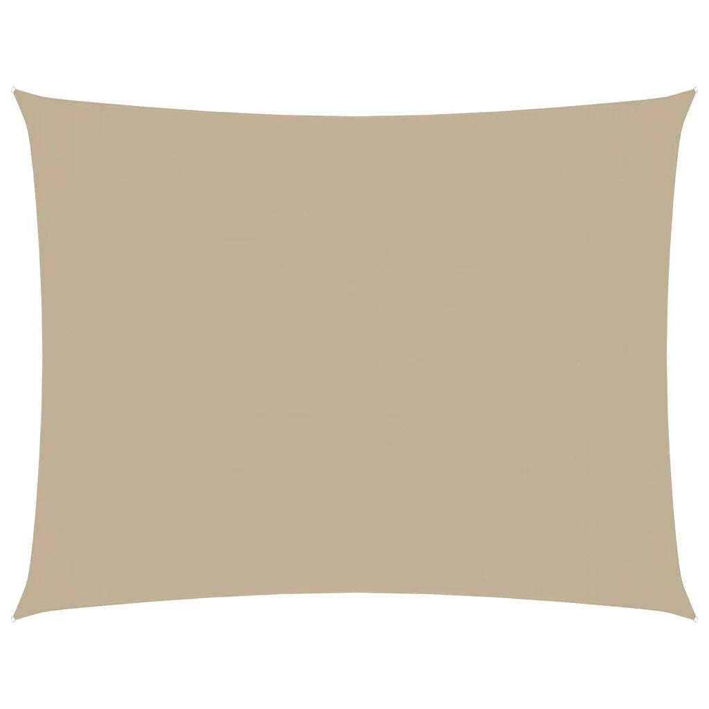 Parasole a vela | Telo Ombra | Vela da ombra Oxford Rettangolare 3x6 m Beige