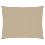 Parasole a vela | Telo Ombra | Vela da ombra Oxford Rettangolare 3x6 m Beige