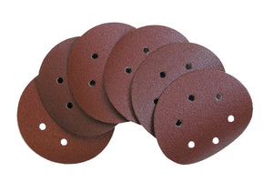 dischi abrasivi velcrati 6 fori di aspirazione mm 150 gr 40 cod:ferx.96202