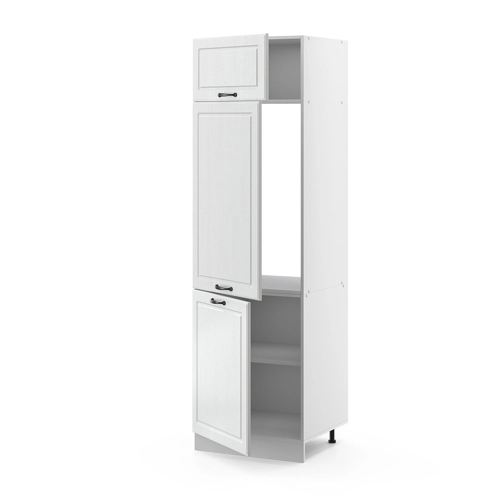 Vicco Armadio frigorifero Bianco casa di campagna 60 cm