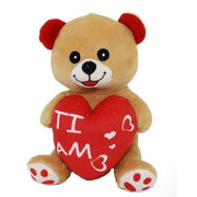 Trade Shop - Peluche Orso Orsetto Con Cuore Ti Amo 17 Cm Pupazzo Regalo San Valentino 68072 -