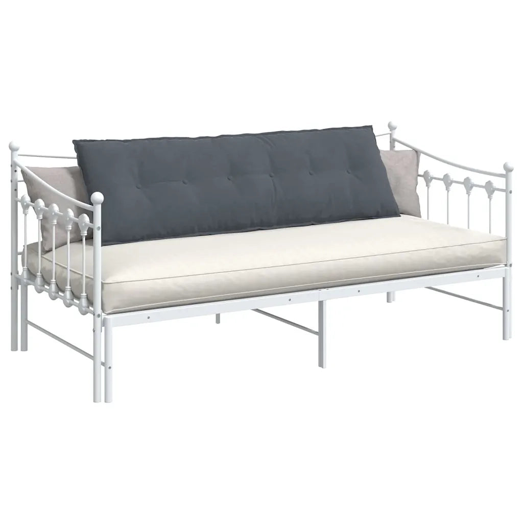 Cuscino per Schiena Grigio scuro 160 x 50 cm Tessuto in Cords