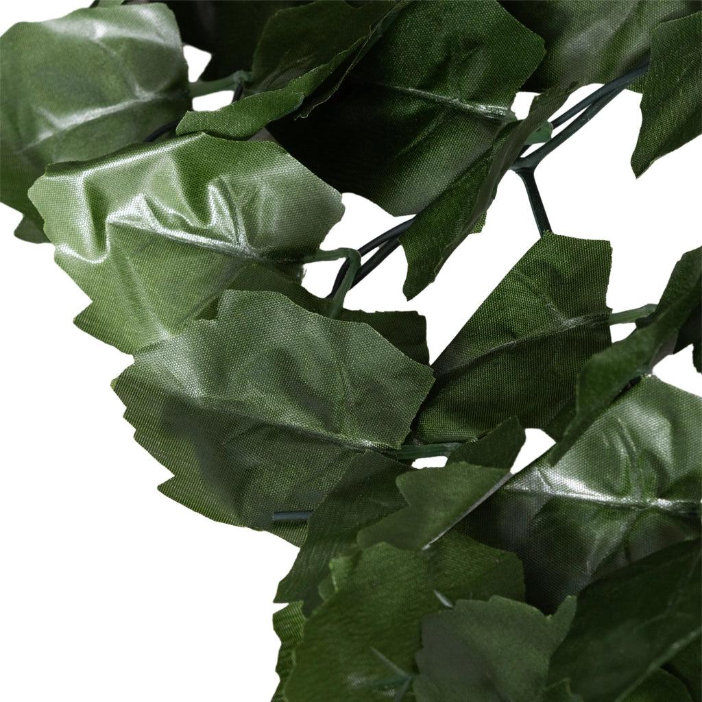 Siepe Artificiale Frangivista ¨C Xylo ¨C Verde Scuro 3x1m Anti-UV Foglie Realistiche