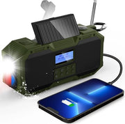 Radio di Emergenza - Radio da Emergenza - Radio per Condizioni Meteorologiche - Kit di Emergenza - Emergenza - Musica - Notizie - Kit di Emergenza - Catastrofi - Pratico - Energie Solare