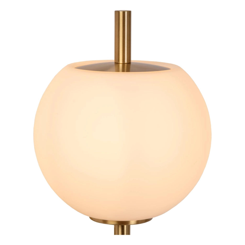 Applique bagno ELDA 1xG9 oro vetro sfera IP44 Lucide