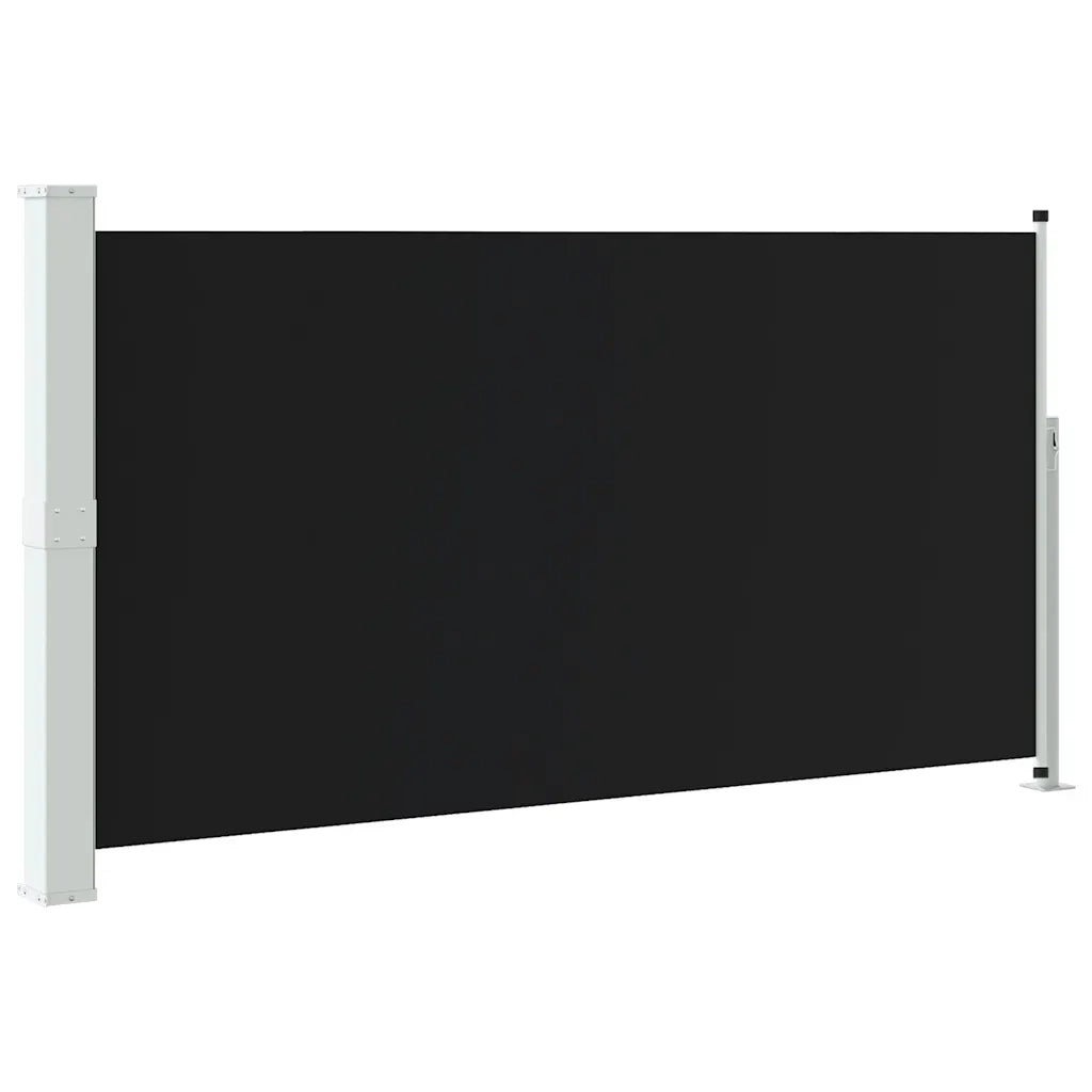 Tenda da Sole | Tenda laterale Retrattile per Patio 170x300 cm Nera