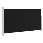 Tenda da Sole | Tenda laterale Retrattile per Patio 170x300 cm Nera