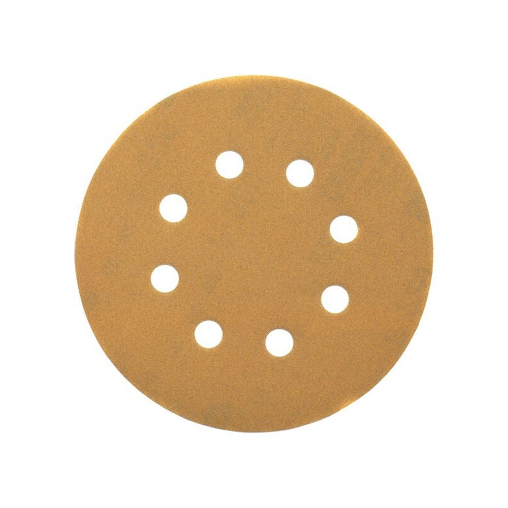 Dewalt 10pz da 125mm disco abrasivo per levigatrice con velcro, grana 240