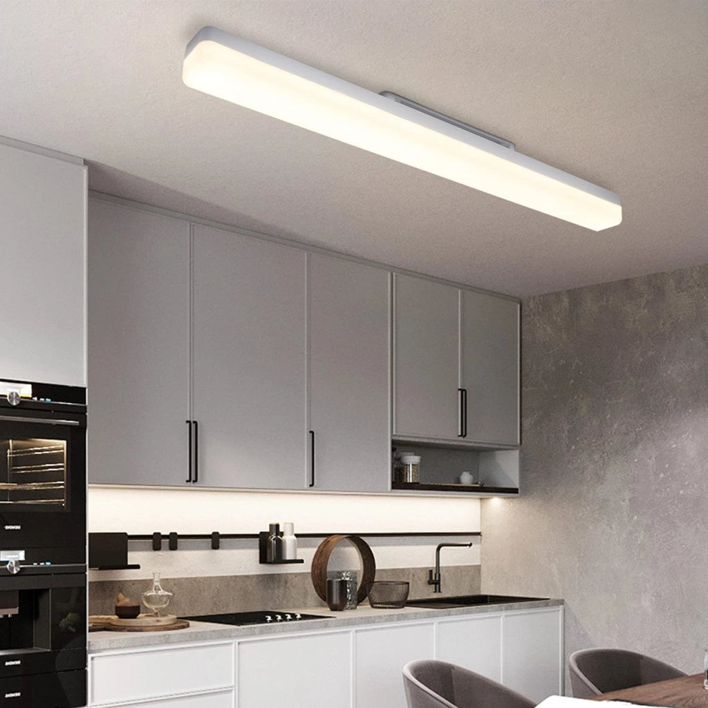 ZMH Lampada da soffitto plafoniera LED 60 cm luce bianca moderna protezione occhi per soggiorno corridoio camera letto