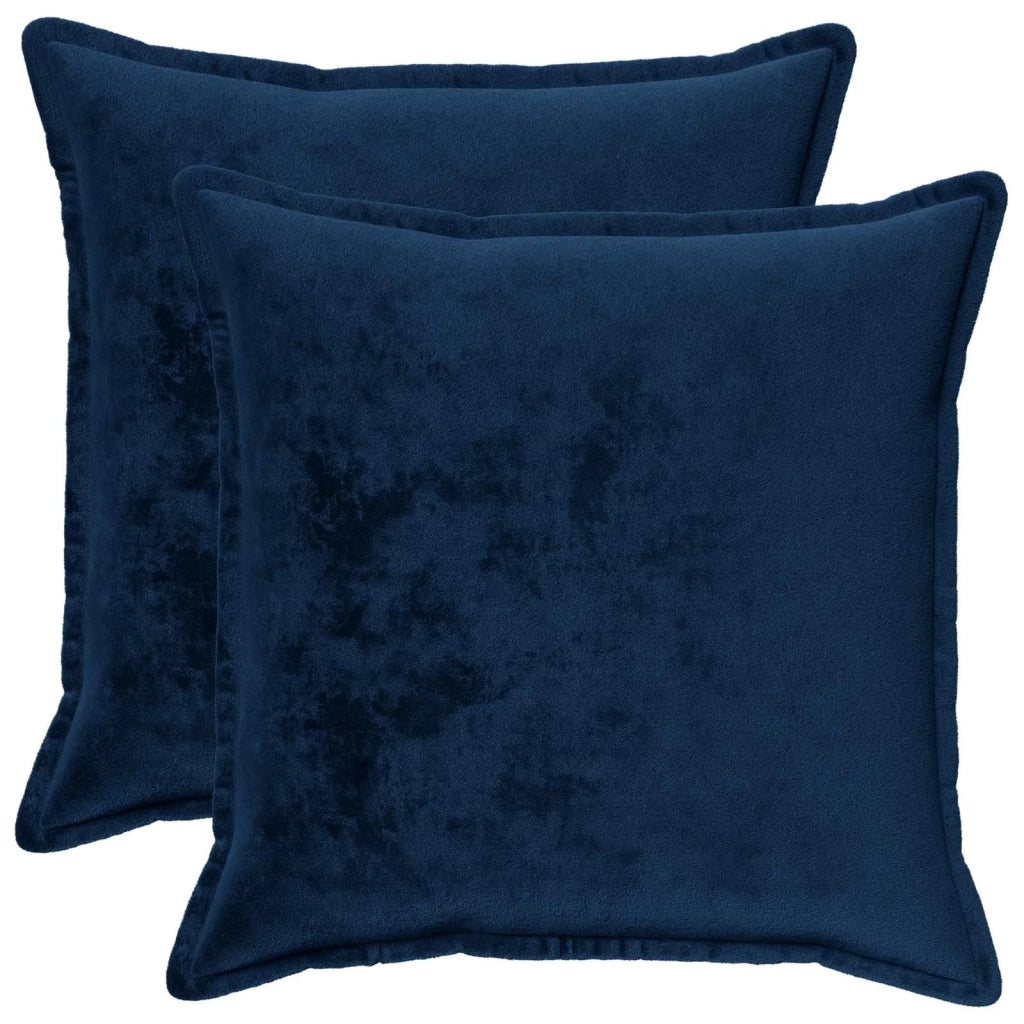 Federa 2 pcs HOUTEN Blu navy 60 x 60 cm Flanella 920887