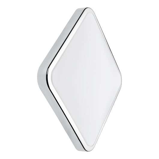 Applique Moderna Manilva 1 Acciaio Cromo 2 Luci Led Integrato 5,4W