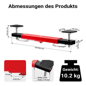 Traversa di sollevamento 2000 kg per ponte sollevatore martinetto