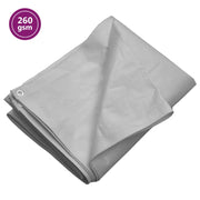 Telone 260 g/mÂ² 4x4 m Grigio HDPEcod mxl 119020