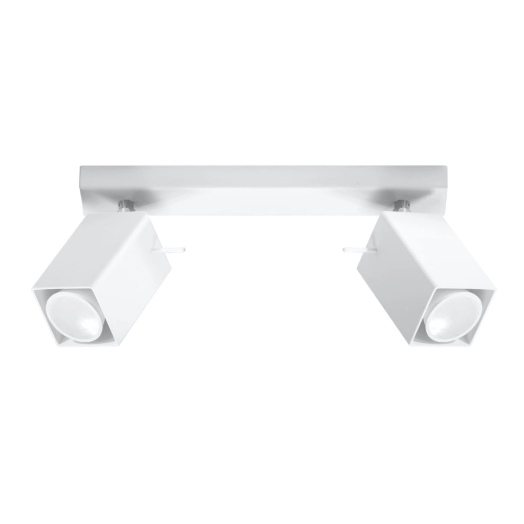 Plafoniera BRAVEA 2 Pure Lume, 2 spot GU10 bianca cromo