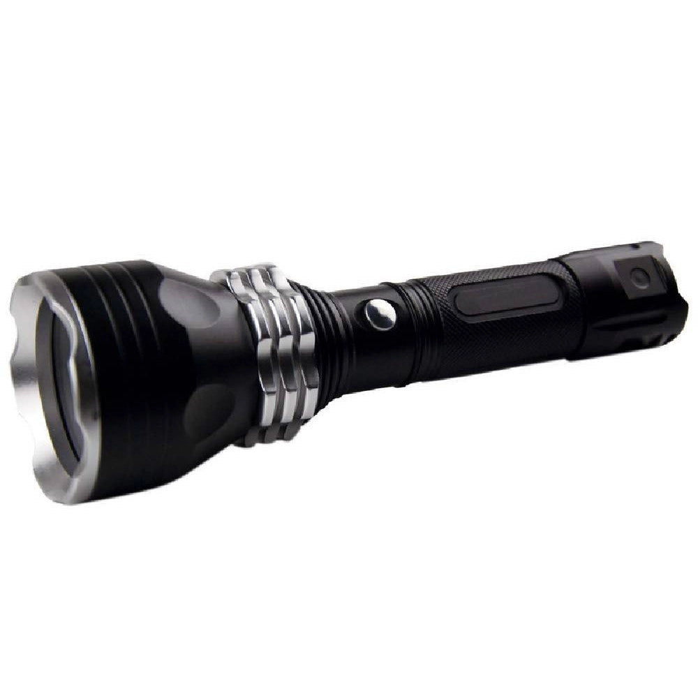 Trade Shop - Torcia Lampada Led Cree T6 Ricaricabile 2000 Lumen 80000 W Con Prolunga Bl-1899 -
