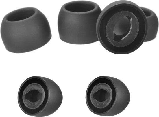 6 paia adatti per Samsung Galaxy Buds Pro TWS cuffie in cuffie sostitutive nere