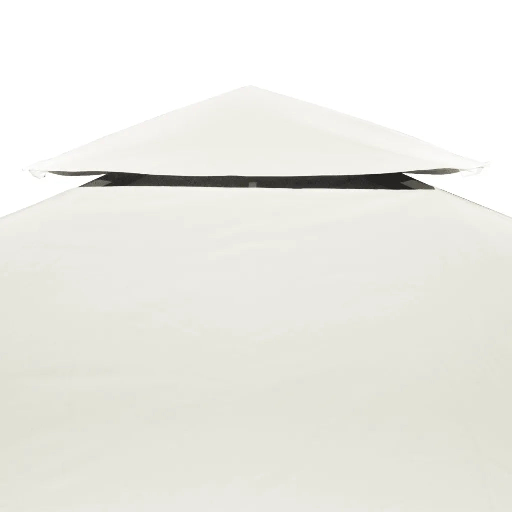 Telo di Ricambio per Gazebo 310g/mÂ² Bianco Crema 3x4mcod mxl 121072