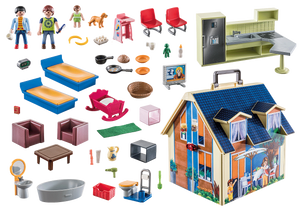 Nuova Casa delle bambole portatile