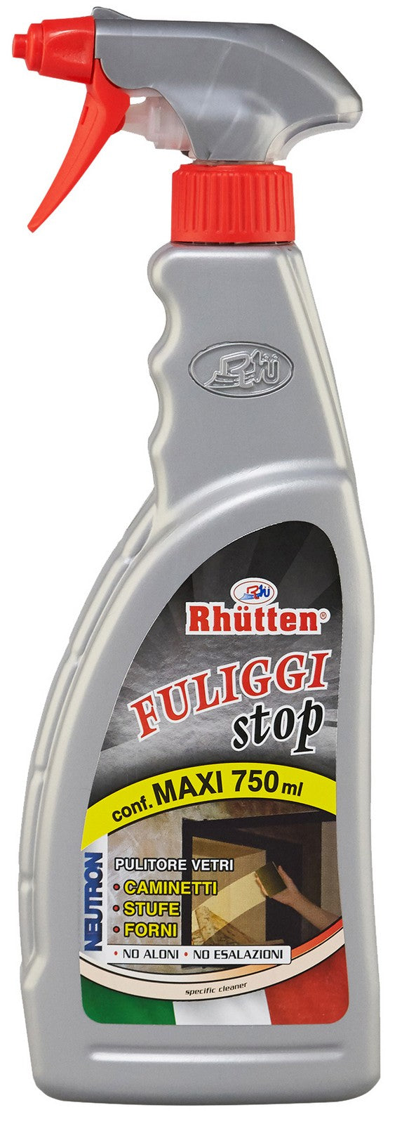 pulitore per vetri rhutten fuliggi stop 750 ml cod:ferx.96244