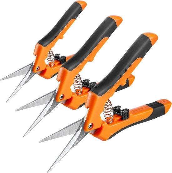 Set di 3 seghe da giardino 6,5" - Seghe in acciaio con lame precise - Ideali per potare, tagliare e rifinire le estremità