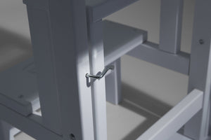 Sgabello Scaletta 60x40x46 cm in Legno Fucsia