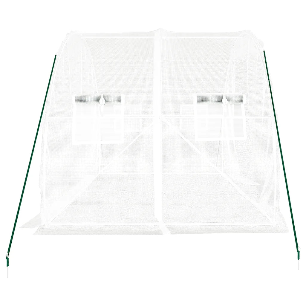 Serra con Telaio in Acciaio Bianco 6 m2 3x2x2 m CFW9517671