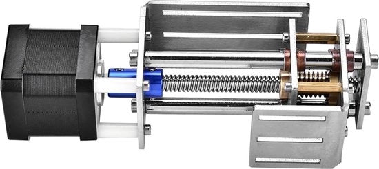 Rete lineare in acciaio inossidabile con guida Z a schermo in acciaio inossidabile 60mm - Freni DIY - Rete lineare - Motore a passi a due fasi a 4 fili - Lavorazione del legno - Macchina di fresatura CNC .