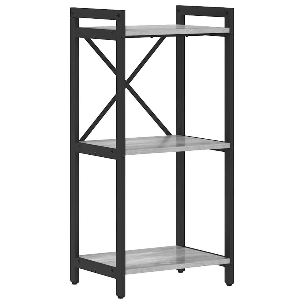Libreria Grigio sonoma 40 x 30 x 85 cm Legno multistrato 868368