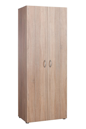 kit armadio 2 ante scarpiera 7 ripiani 70x36x181 rovere sonoma cod:ferx.96258