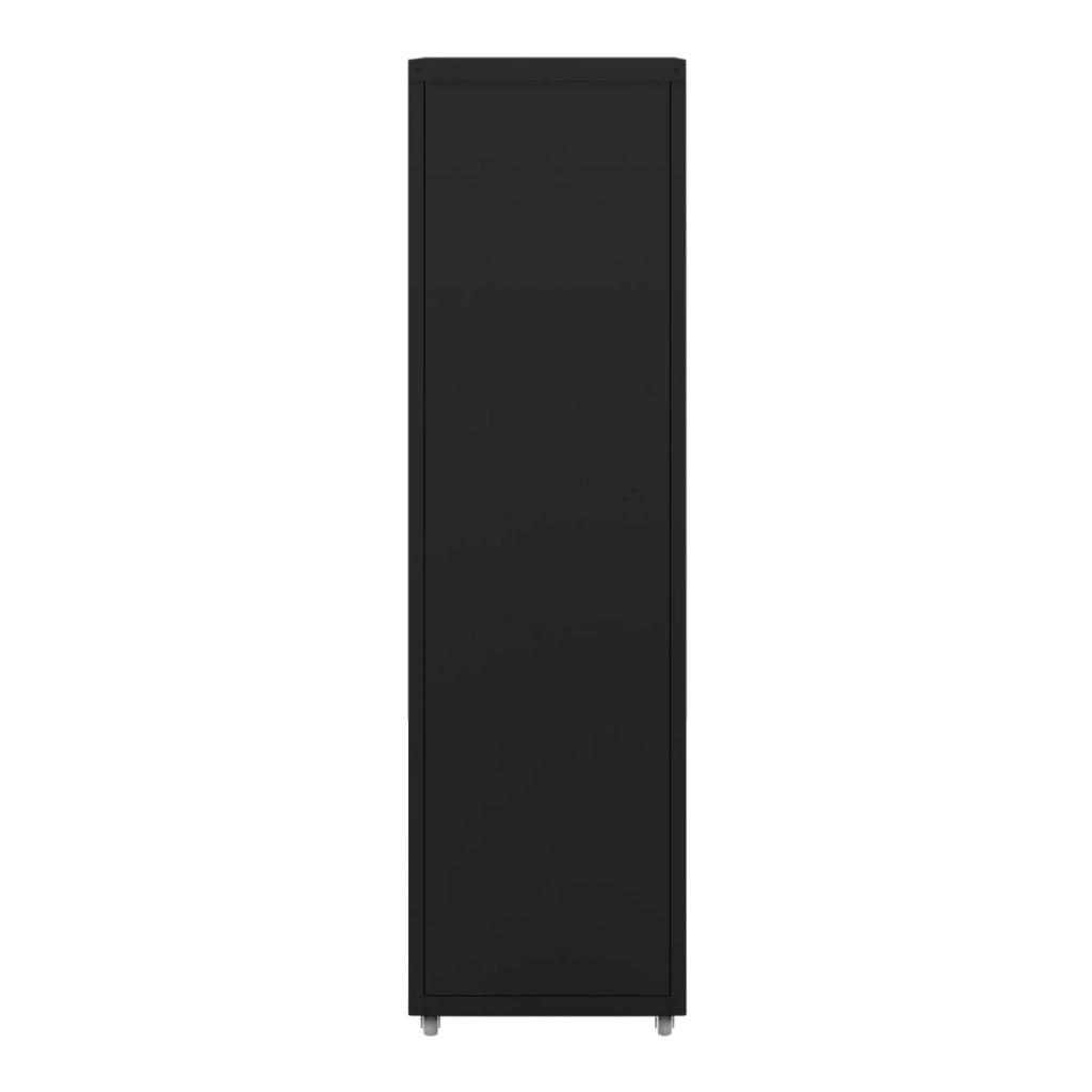 Mobiletto per ufficio mobile contenitore su ruote con 8 cassetti 109 x 28 x 41 cm nero 03_0009114