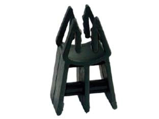 DISTANZIATORE A TORRE DUE FORCHE PER CASSERO- - mm.25h. - tondino min. ø mm.5 e max ø mm.10 - 1000 pezzi