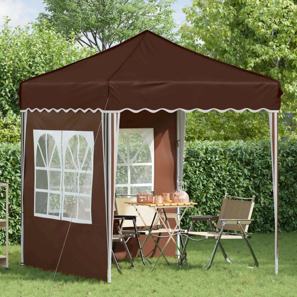Tenda per feste a pop-up Marrone 195 x 195 x 245 cm 42019731