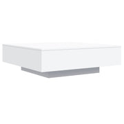 Tavolino da salotto | Tavolino da caff¨¨ | Tavolino da Soggiorno Bianco 100x100x31 cm in Legno Multistrato