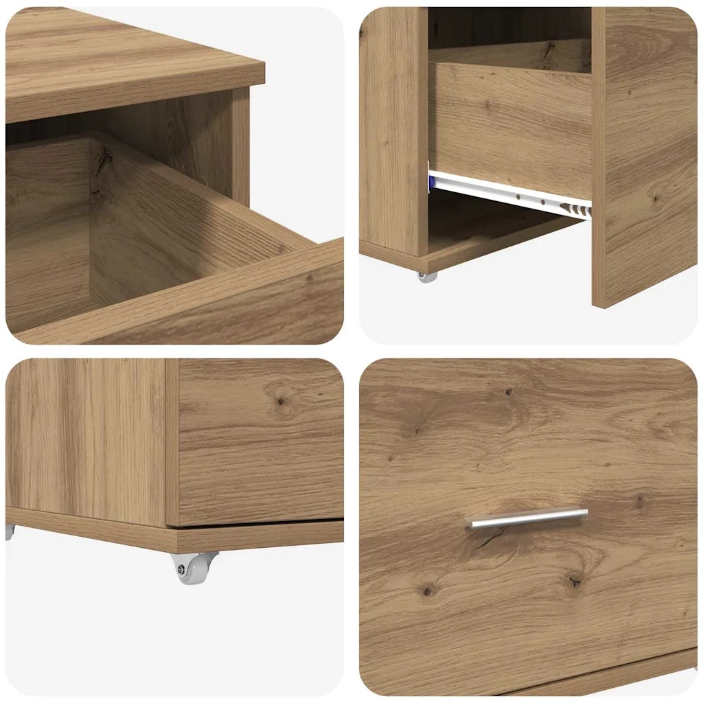 Mobile con Cassetti Rovere artigianale 55 x 45 x 31 cm 869313