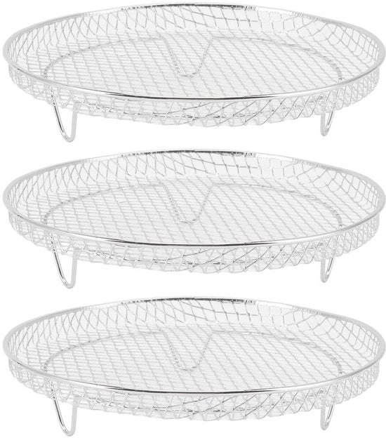 Asciugacapelli a Stacking - Disegno - In Acciaio Inossidabile - Adatto per Dehydratore - Forno e Lavastoviglie Resistente - 20 x 9 x 4 cm - Asciugacapelli a Stendibagno