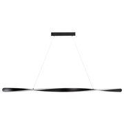 Lampadario con luce LED integrata e paralume in metallo nero illuminazione stile moderno