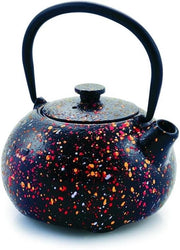 Teapot in acciaio inox con superficie graffitata 035 litri - interno in e-mail - adatto per induzione teiera in acciaio inox