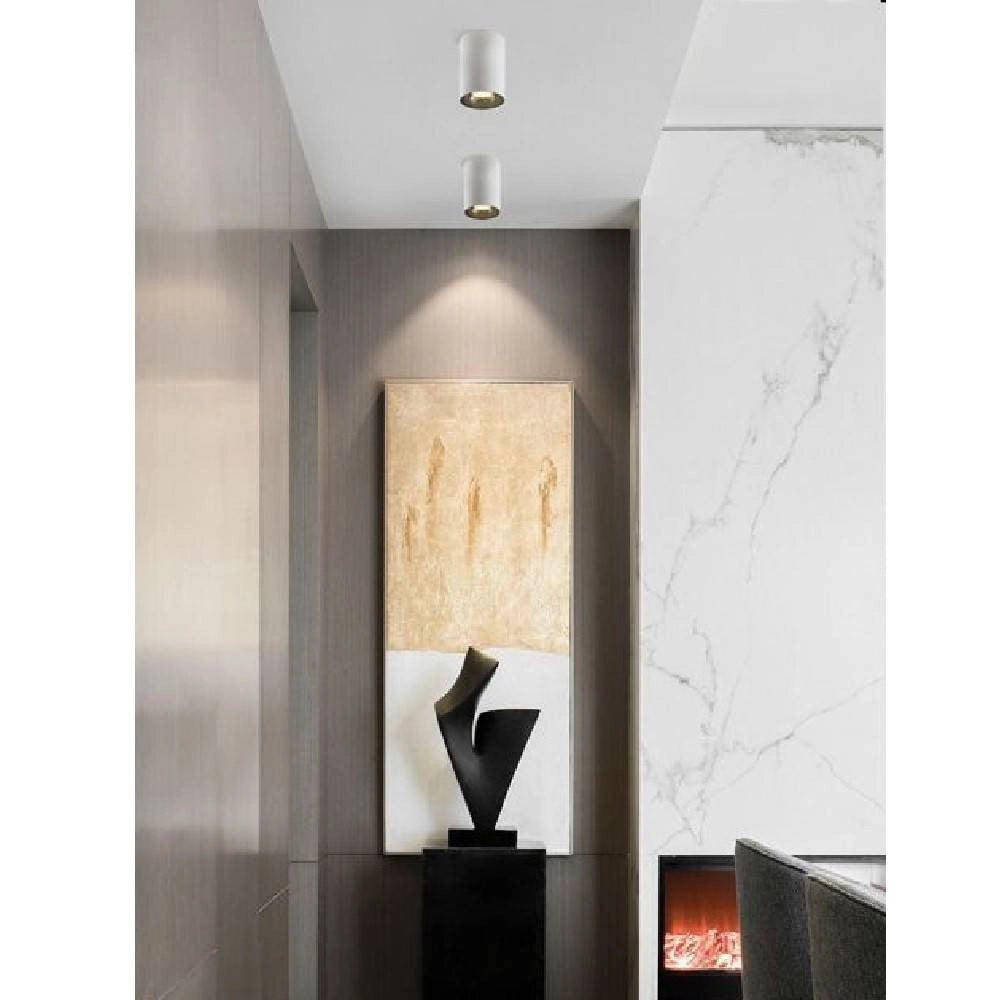 Trade Shop - Faretto Plafoniera Soffitto 20w Applique Cilindro Led Cob Vari Toni Luce F20w-5b -