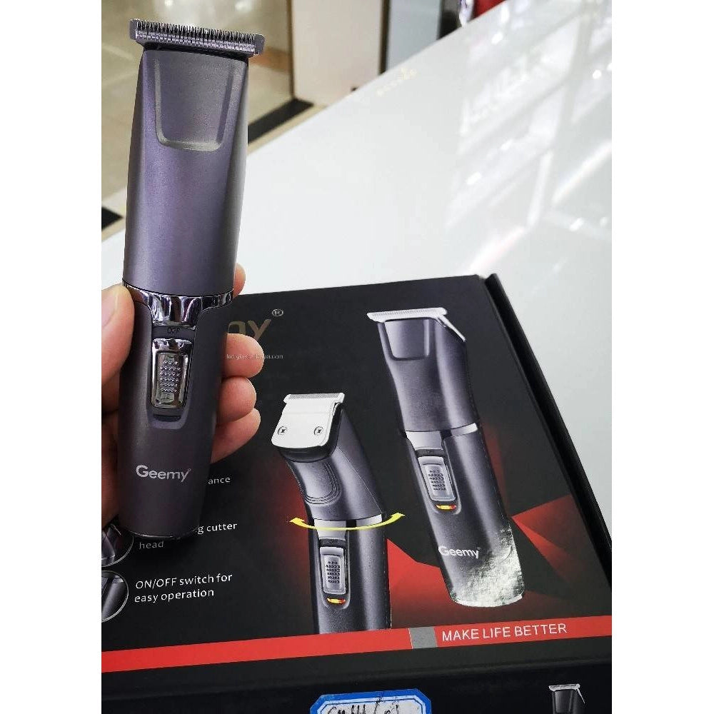 Trade Shop - Tagliacapelli Elettrico Rasoio Professionale A Batteria Testina Rotante Gm666 -